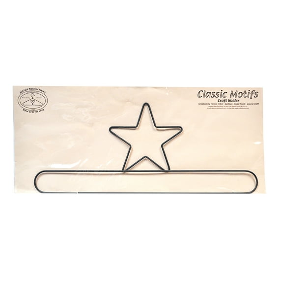 Classic Motifs Star 20 Inch Split Bottom Craft Holder