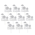 thumbnail image 2 of 10 / set / Silver Cake Topper Baby Shower NIÑO / TI'S Plata, 2 of 9