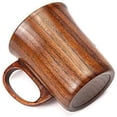 thumbnail image 2 of Tazas de madera para café y cerveza, taza de madera, azufaifo natural, taza de té hecha a mano con asa, 10 oz/300ml, fuerte, duradera y delicada, 2 of 4