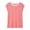 Pink, variant on Womens T Shirt Short Sleeve Crew Neck Basic Color Block Tee Tops