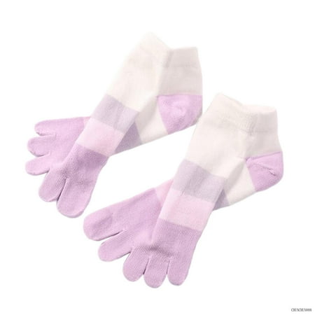 

Women Cotton Toe Socks Five Finger Socks Breathable Sports Ankle Crew Socks