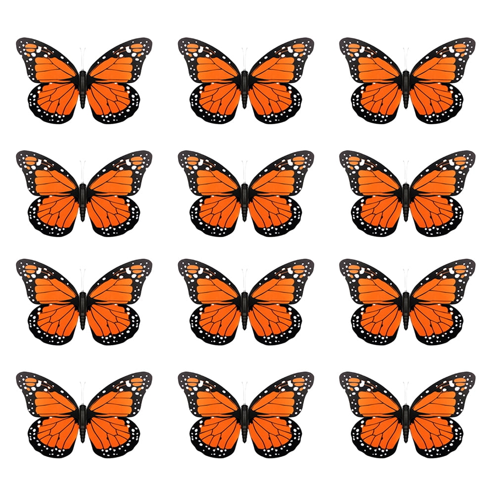 MONARCH BUTTERFLY  Hand Carved Animal Refrigerator Magnets GREAT GIFT IDEA 