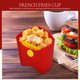 thumbnail image 4 of Vaso para papas fritas, contenedor reutilizable para refrigerios, soporte para papas fritas, vaso para servir refrigerios, 4 of 7
