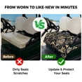 thumbnail image 4 of Golf Cart Seat Covers for 2 Seater,Black Floral Microfiber Cart Seat Towel Blanket,Boho Botanical Vintage Paisley Flower Absorbent Breathable Non Slip Bench Seats Protector for Golf Course 51"x31", 4 of 9