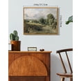 thumbnail image 5 of Drsoum Vintage Landscape Wall Art 11x14in Natural Framed Classic Retro Scenic Prints Rustic Farmhouse Decorations for Living Room Bedroom, 5 of 6