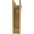 thumbnail image 4 of 9"W x 36"D x 36"H Thin Warren Rough Cedar Woodgrain TimberThane Corbel, Primed Tan, 4 of 6