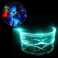thumbnail image 4 of LED Visor lentes cras luminosas electrónico accesorio para fiesta de cumpleaños de Navid, 4 of 5