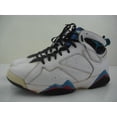 thumbnail image 1 of Ni - ke Men's 12 M Ni - ke Air Jordan 7 Retro Orion 304775-105 White Laser Blue Black Shoes, 1 of 5