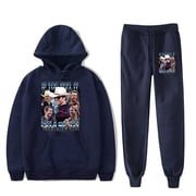twisters merch Glen Powell If You Feel It Chase It hoodies suits pocket drawstring hoodies sweatshirt Strap sports pants