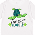 thumbnail image 4 of Inktastic Key West, Florida Happy Sea Turtle Boys or Girls Long Sleeve Toddler T-Shirt, 4 of 5