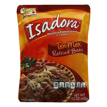Isadora Tex-Mex Refried Beans, 15.2 Oz (Pack of