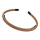 thumbnail image 1 of Sonducket Accesorios para el cabello con clásico elástico Simple diadema ropa accesorio a juego ducha diadema para mujer adulta femenino Accesorio para el cabello Marrón Sonducket AP010553-12B, 1 of 6