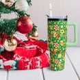 thumbnail image 4 of 40 oz Christmas Tumbler with Handle and Straw 40oz Double Insulated Stainless Steel Cup Christmas Travel Mugs Last Minute Christmas Gift Ideas, 4 of 6