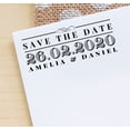 thumbnail image 3 of Custom Stationary Personalized Monogram Rubber Stamp Sun Design Desk Accessory Logo Gift, 3 of 5