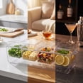 thumbnail image 5 of Miwamany Divided Veggie Tray with Lid, Salad Bar Containers for Fridge Organizer,Clear Plastic Food Storage & Seving for Fruit, Vegetable, Snack, Meal Prep, 5 of 6