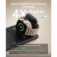 thumbnail image 4 of ESR Estación de Carga Qi2 3 en 1 para Apple, [Certificado] Cargador Apple Watch y Soporte Cargador MagSafe Qi2 15W para iPhone, Cargador de Viaje para Múltiples Dispositivos, iPhone 16/15/14/13, Reloj, 4 of 5