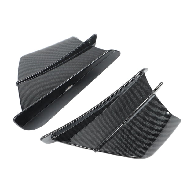 Ala de viento para motocicleta, 1 par de carenados laterales aerodinámicos para motocicleta, aletas de carenado para lograr más