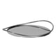 thumbnail image 1 of Bandeja para servir, bandeja de almacenamiento, decorativa y lujosa, bandeja ovalada para café y té. Plata, 1 of 9