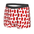 thumbnail image 2 of Wukai Canada Print Men’s Underwear Breathable Boxer Briefs,&nbsp;Moisture Wicking & Breathable-Large, 2 of 7
