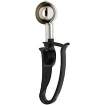 Zeroll 2030 Universal Standard Length EZ Disher Food Portion Control Scoop Designed for Right or Left Hand Use Dishwasher Safe NSF Approved, 1 3/4-Inch, Black