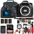 thumbnail image 1 of Canon EOS 80D DSLR Camera (Body Only) (1263C004) + 64GB Card + Case + More(International Model), 1 of 7