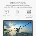 thumbnail image 6 of HP 15.6" Touchscreen Laptop, Intel Core i3-1215U Processor (6-Core, Up to 4.4 GHz), 8GB RAM, 256GB SSD, Thin and Light PC, Win 11 Home,Cleaning Brush, 6 of 8