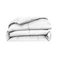 thumbnail image 2 of Modern Threads Reversible White & White All-Season Down Alternative Adult Bed Comforter, Twin, 2 of 13