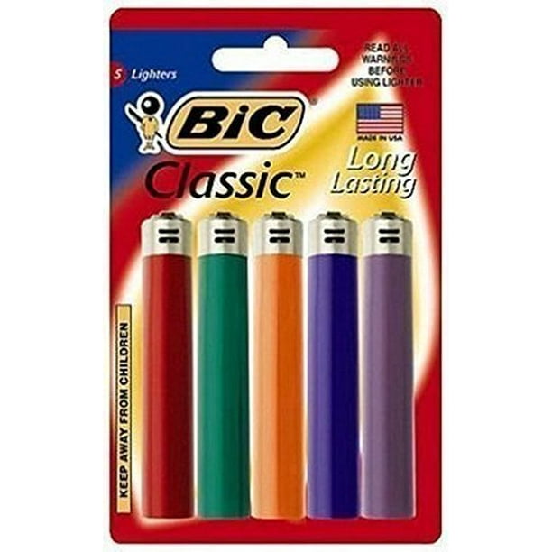 BIC Lighters (Colors May Vary), 5 Count