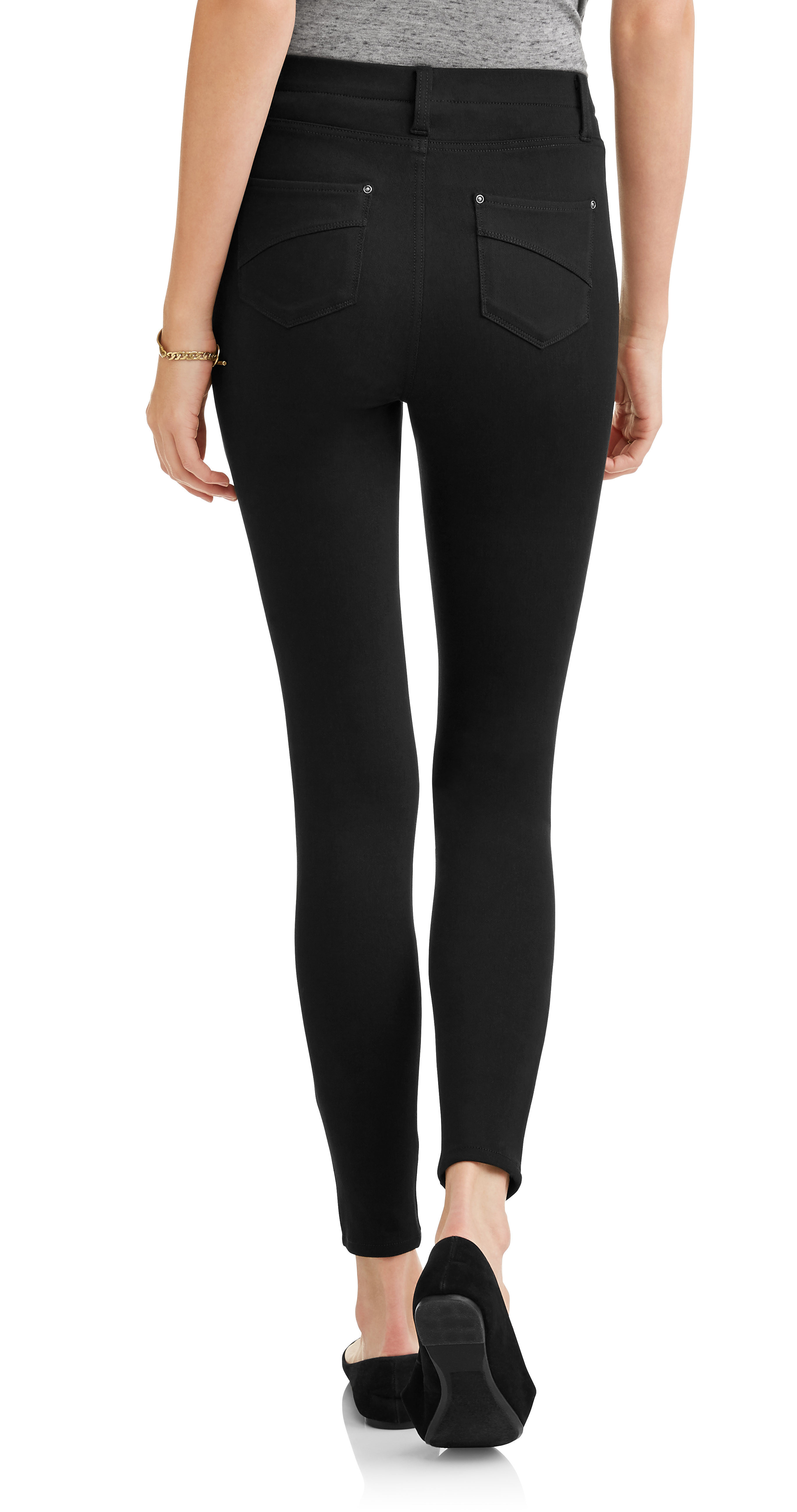Time and Tru Women's Full Length Soft Knit Color Jeggings - image 4 of 5