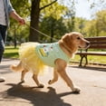 thumbnail image 6 of 1PC Happy Easter Dog Dress, Rabbit Easter Egg Pet Cat Puppy Dresses Tutu Skirt, Summer Small Dog Girl Shirt Clothes (1PC, Green, XL), 6 of 9