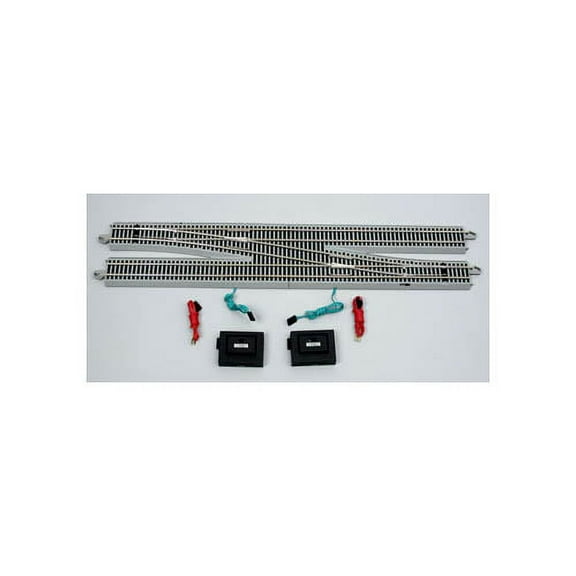 Bachmann - #6 Right Hand Remote Crossover Switch Nickel Silver E-Z Track HO