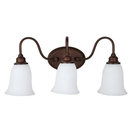 - Craftmade Linden Lane 26303 3 Light Bathroom Vanity Light