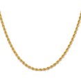 thumbnail image 3 of 14K Yellow Gold Jbsp's 2.75mm Solid Regular Rope Chain (24 X 2.75) Made In Peru 7228-24, 3 of 5