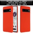 thumbnail image 3 of Designed for Google Pixel 7 Pro 2022 Case,Slim Liquid Silicone Rubber Shockproof Phone Cover with Wrist Strap Soft Anti-Scratch Microfiber Lining Protection Case for Google Pixel 7 Pro (Red), 3 of 15