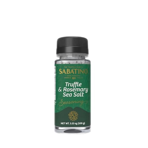 sabatino truffle & rosemary sea salt, 3.53 ounce