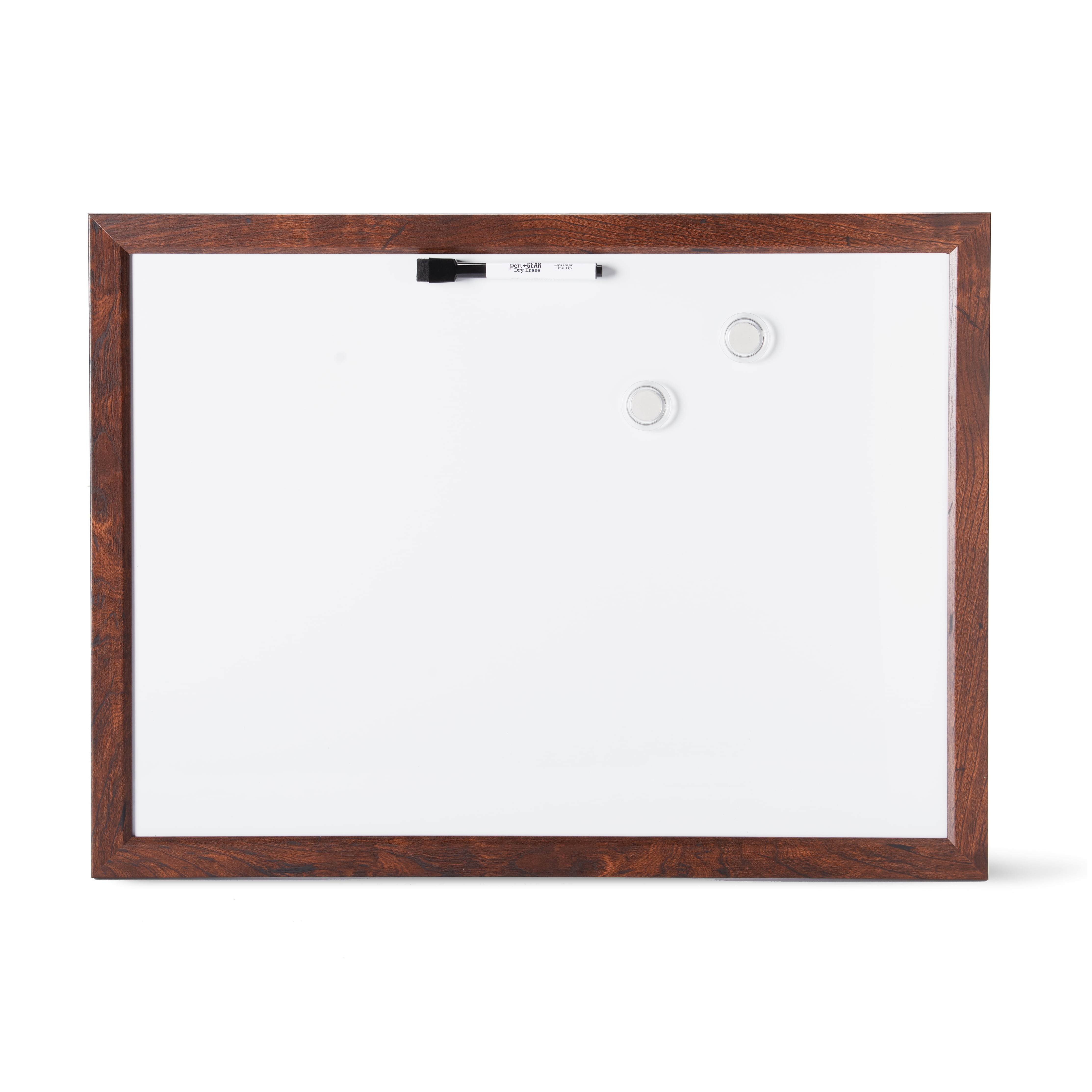 Magnetic Dry Erase Board 23 X 17 Melamine White Plastic Frame for sale online 