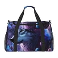 thumbnail image 1 of Fotbe Feathered Wolf Bolsa de Viaje con Estampado, Bolsa de Fin de Semana para Mujer con Compartimento para Zapatos, Bolsa de Gimnasio con Bolsillo Húmedo, 1 of 7