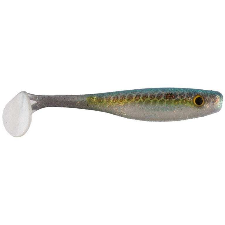 Big Bite Baits Suicide Shad 7 inch Soft Paddle Tail Swimbait (SS Shad) 