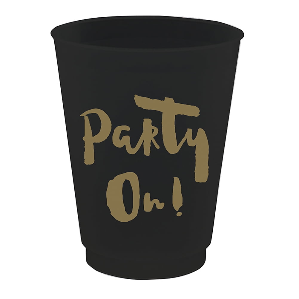 Slant Collections Party On Frost Flex Cups Set of 8