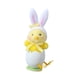 thumbnail image 4 of Orejas de conejo de Pascua, pollito, regalo de cumpleaños, recuerdos de fiesta, manualidades, decoración para fiestas de primavera Amarillo Blanco, 4 of 9