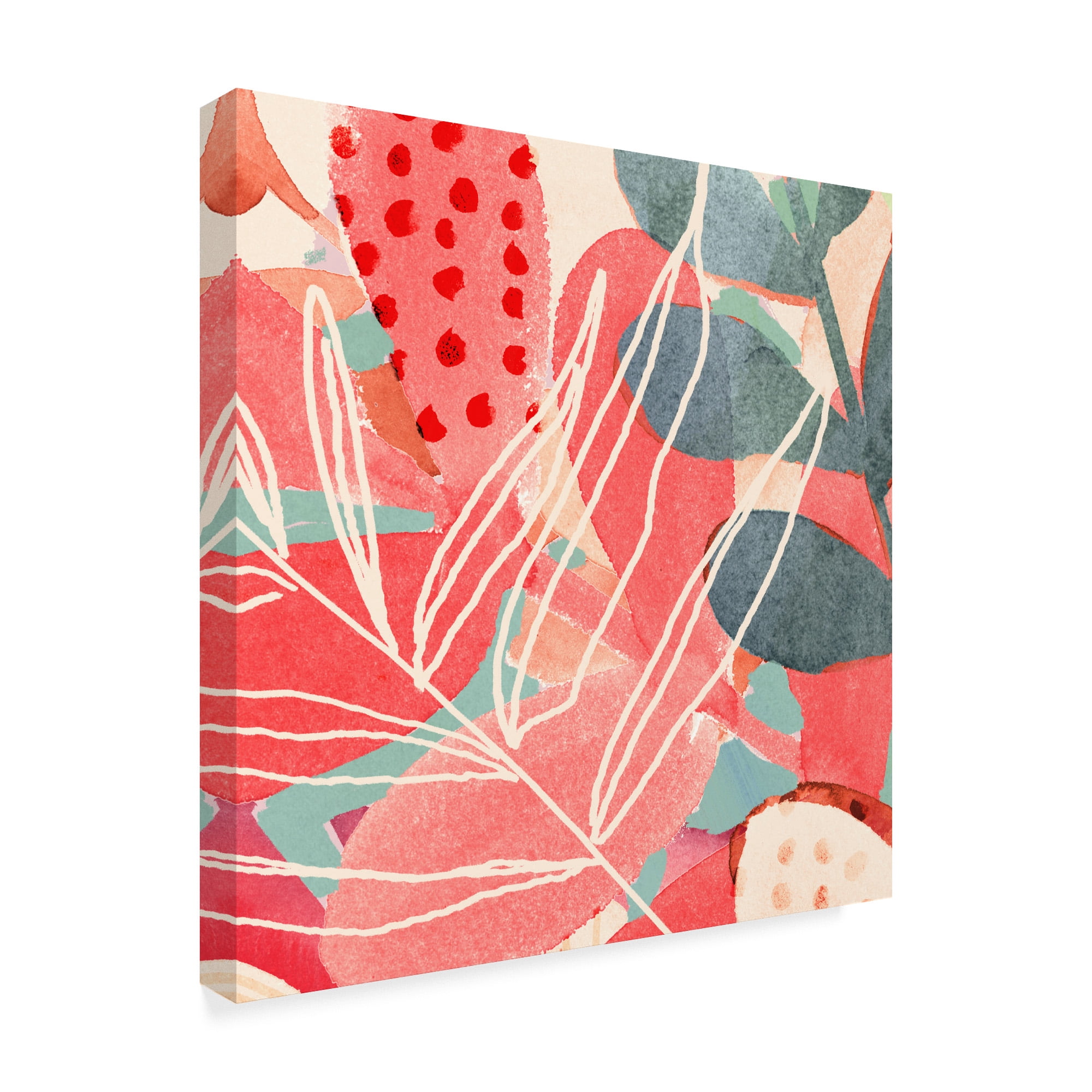 Trademark Fine Art 'Tropical Assemblage IV' Canvas Art by Victoria Borges