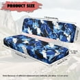 thumbnail image 7 of Yuyamidu Blue Camo Bench Seat Cover Compatible with Kawasaki Mule 4010 4x4 Camouflage Ranger Seat Cover Easy to Install Four Wheeler Accessories, 7 of 7