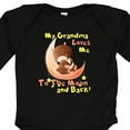 thumbnail image 4 of Inktastic My Grandma Loves Me to the Moon and Back Boys or Girls Long Sleeve Baby Bodysuit, 4 of 5