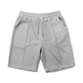 thumbnail image 6 of FRSASU Men's 2 Pieces Outfits Casual Cotton T-Shirt and Shorts Set Summer Short Sleeve Waffle Tracksuits Gray, 6 of 9