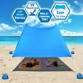 thumbnail image 4 of Sunny Easy Set Up 7' x 7' Beach Tent, Red, 4 of 10
