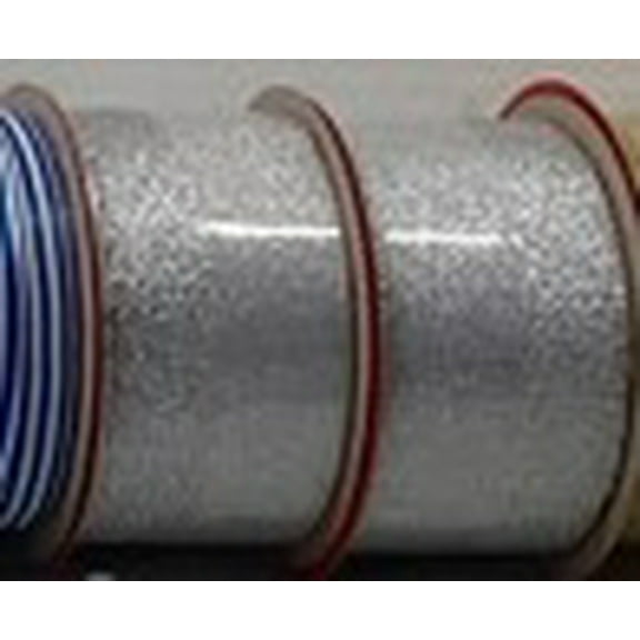 Silver Glitter Christmas Ribbon, by Holiday Time