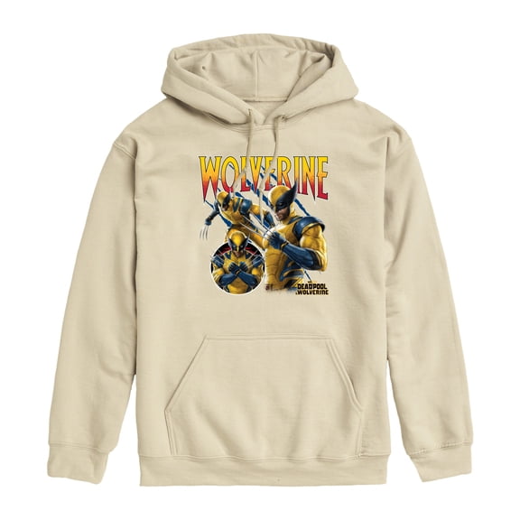 Marvel - Wolverine Bootleg Men's Graphic Fleece Pullover Hoodie