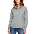 thumbnail image 6 of Lmueinov Plus Size Women's Lightweight Rain Jacket Waterproof Windbreaker Rainjacket for Women Stand Collar Full Zip Outdoor Jacket with Zip Pockets, 6 of 7