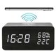 thumbnail image 3 of Transfronteriza LED reloj electrónico de madera reloj de carga inalámbrica de carga reloj de alarma para niños PVC digital al por mayor reloj de madera, 3 of 5