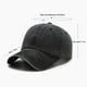 thumbnail image 2 of Gorra de béisbol con visera solar para mujer, de mezclilla lavada en la calle, de color sólido, personalizada, para hombre, 3 piezas, 2 of 6
